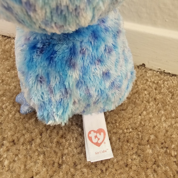 TY Beanie Boos the 6" ICE CUBE Penguin Blue Big Eyed Stuffed Plush Animal - Picture 5 of 7
